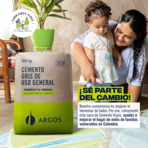 Cemento Argos Gris 50kg