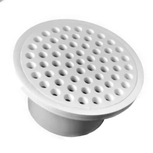 Rejilla Anticucaracha 5 pulg x 4 pulg Plástico Blanco para Tubería 4 pulg