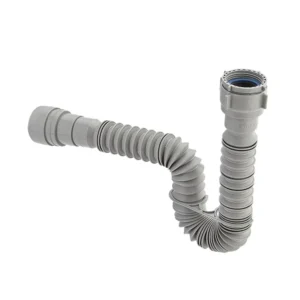 Sifón Plástico Flexible Blanco 86cm lvp/lvm