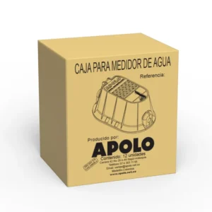 Caja Cajillas Plasticas Contador de Agua 12 Unidades